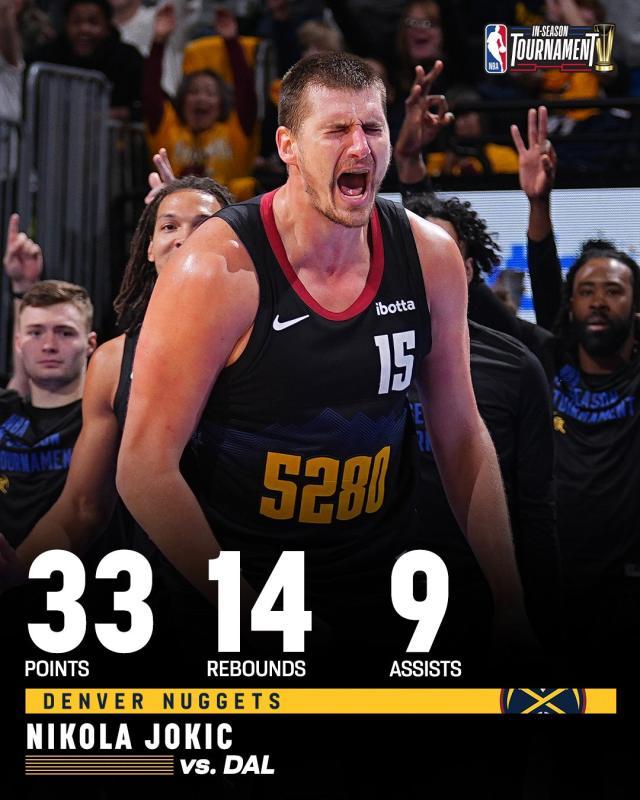 kaiyun sports-16中14送独行侠首败 约基奇再把一项纪录收入囊中